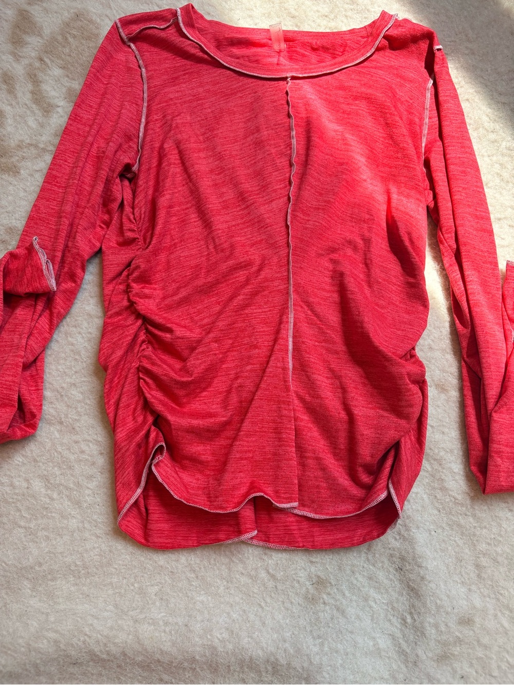 FP Movement Long Sleeve Layer Top in Red